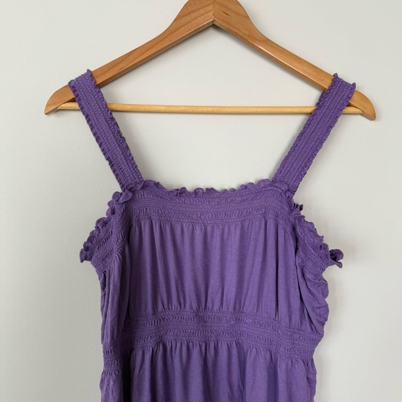 3/$20⚡️ Vintage Route 66 Purple Y2K Babydoll Sleeveless Tank Top Stretch - Picture 6 of 11